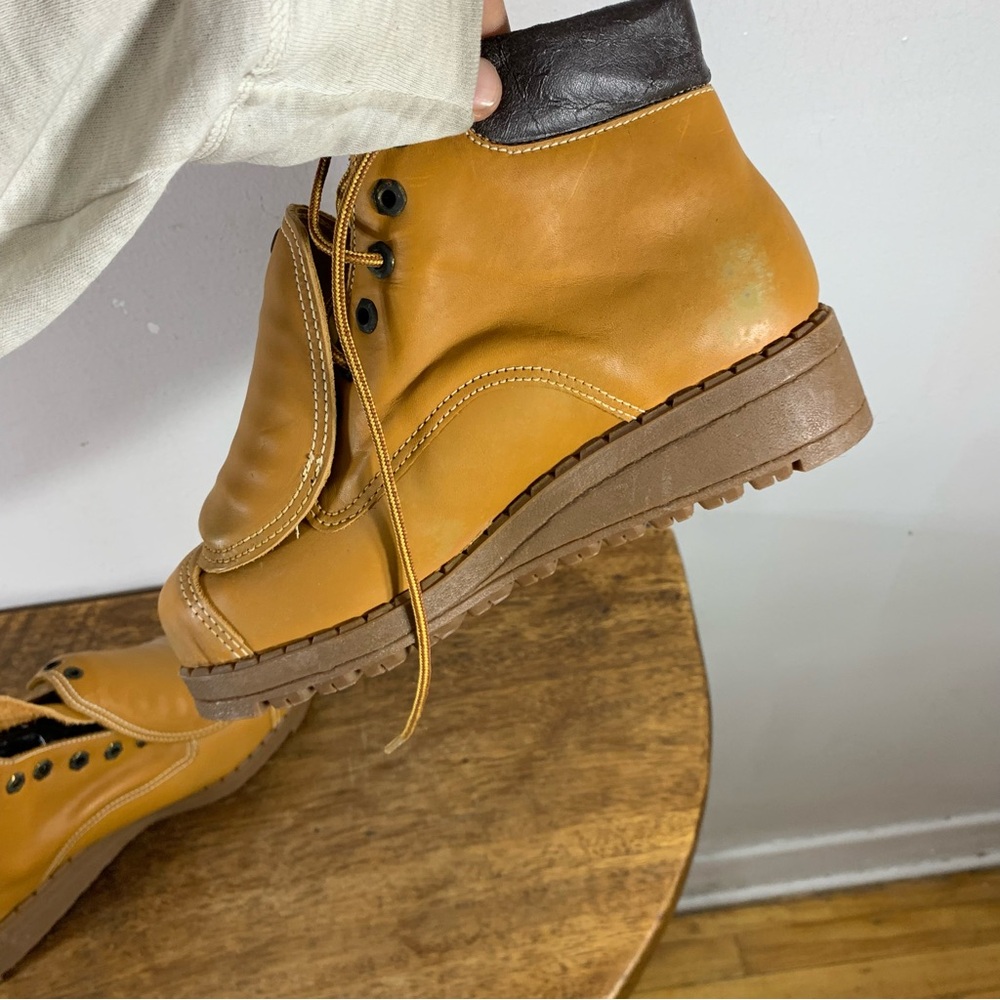 Women's Yellow Ankle Boots - Picture 8 of 14
